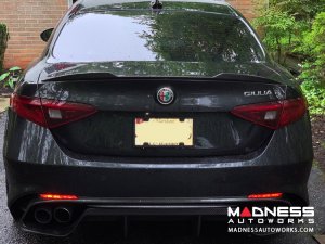 Alfa Romeo Giulia Rear Diffuser - Carbon Fiber - Quadrifoglio Model